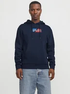 Bluzy męskie - Jack & Jones Bluza "Jjcorp" w kolorze granatowym - miniaturka - grafika 1