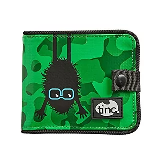 Portfele - Tinc Outdoor Triple Sport Portfel dla dzieci z kartami i kieszenią na zamek na monety, zielony kolor 20 cali - grafika 1
