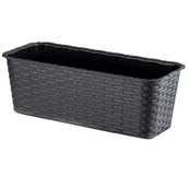 Donice - Doniczka balkonowa 40 cm, antracyt - miniaturka - grafika 1