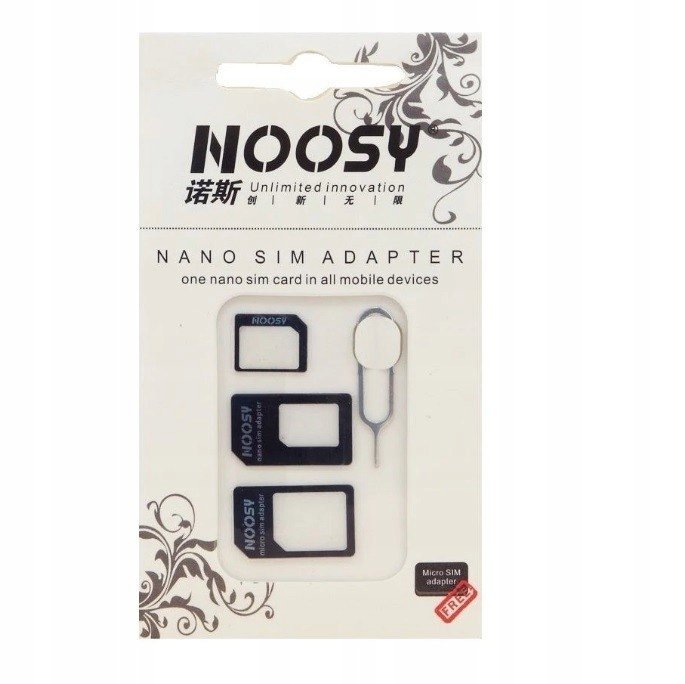 Adaptery noosy adapter karta SIM microsim nanosim