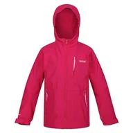 Płaszcze damskie - Regatta Unisex Kids Jr Calderdale Iii Girls Calderdale III wodoodporny płaszcz z zamkiem błyskawicznym - miniaturka - grafika 1