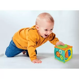 Clementoni Baby Interaktywna kostka dla maluszka 17670 - Zabawki interaktywne dla dzieci - miniaturka - grafika 4