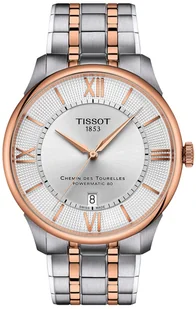 Zegarek Zegarek Tissot T139.407.22.038.00 Chemin Des Tourelles Powermatic 80 42mm - Zegarki męskie - miniaturka - grafika 1