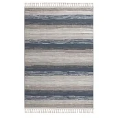 Dywany - Dywan Jardin prostokątny 80 x 150 cm beżowo-granatowy - miniaturka - grafika 1