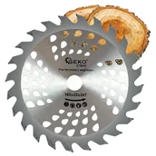 Tarcze do pił - PIŁA TARCZA WIDIOWA DO CIĘCIA DREWNA 185x20 24 ZĘBY TNĄCE GEKO G78045 - miniaturka - grafika 1