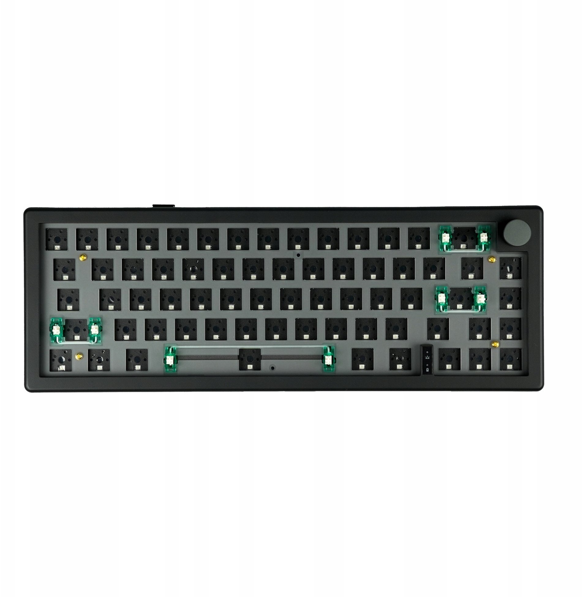 Zuoya Klawiatura Mechaniczna Black GMK67 65% DIY Kit Hotswap RGB Wireless 2.4 Ghz