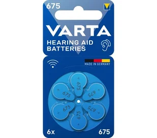 VARTA do aparatu słuchowego PR44 typ 675 6szt. - Baterie i akcesoria - miniaturka - grafika 1
