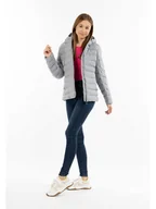 Kurtki damskie - myMo Kurtka pikowana w kolorze szarym - miniaturka - grafika 1