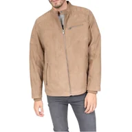 Kurtki męskie - Kurtka męska Deeluxe Agency pilotka brązowa przejściowa-L - miniaturka - grafika 1