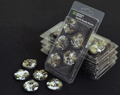Gamers Grass Gamers Grass: Bases Round - Winter 40mm 5 szt.
