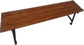 Wyposażenie miejsc publicznych - Ławka ogrodowa Karstal ławka stalowa ławka parkowa ławka ogrodowa meble ogrodowe drewno ATHEN 9537 - miniaturka - grafika 1