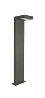 Lampy ogrodowe - Su-Ma Lampa stojąca LED słupek ogrodowy szary SUMA KARO KR-580 nowoczesne oświetlenie chodnika na posesji KR-580 - miniaturka - grafika 1