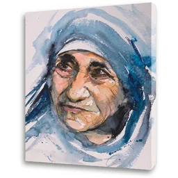 Obraz religijny na płótnie Święta Matka Teresa - Ikony i obrazy sakralne Obraz religijny na płótnie Święta Matka Teresa - Ikony i obrazy sakralne - miniaturka - grafika 1