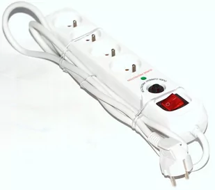 Hilark Listwa zasilająca Hilark LISTWA PRZEPIĘCIOWA 4 GNIAZDA 1,5m 3680W Z WYŁĄCZNIKIEM 911301154/2/M - Listwy zasilające - miniaturka - grafika 1