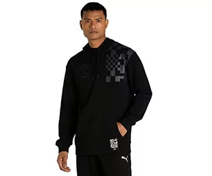 PUMA Męska bluza BVB Ftblculture z kapturem, czarny asfalt, M, Czarny asfalt, M - Bluzy męskie - miniaturka - grafika 1