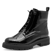 Kozaki damskie - Marco Tozzi Damskie 2-25236-45 modne kozaki, czarne patent, 40 EU, ^, 40 EU - miniaturka - grafika 1