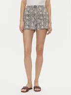 Piżamy damskie - HUGO Szorty piżamowe Nika_Shorts 50540027 Brązowy Relaxed Fit - miniaturka - grafika 1