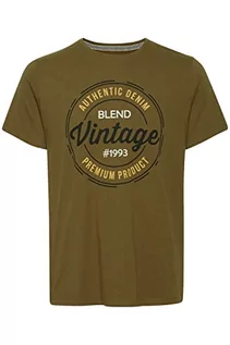 Koszulki męskie - Blend Męski T-shirt 20714811, 190622/Military Olive, XL - grafika 1