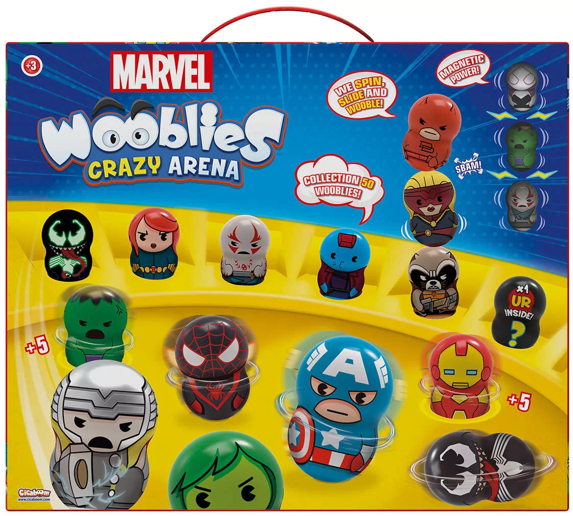 Tm Toys Wooblies Marvel Arena 2 wyrzutnie 4 figurki WBM005 WBM005