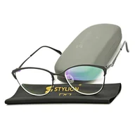 Okulary korekcyjne, oprawki, szkła - Minusy -4.00 damskie okulary korekcyjne z antyrefleksem ST317 - miniaturka - grafika 1