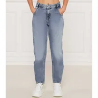 Spodnie sportowe damskie - Calvin Klein Jeans Jeansy Relaxed fit high waist - miniaturka - grafika 1