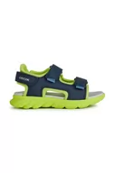 Buty dla chłopców - Geox sandały dziecięce SANDAL AIRADYUM kolor zielony - miniaturka - grafika 1
