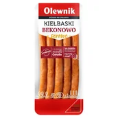 Kiełbasa i wędliny - Olewnik Kiełbaski bekonowo-serowe 200 g - miniaturka - grafika 1