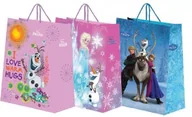 Przybory szkolne - Urocza Mała Torba Papierowa Frozen, Idealna Na Prezenty I Zakupy Dla Małych Fanek Krainy Lodu! Wygodna, Ekologiczna I Pełna Magii! - miniaturka - grafika 1