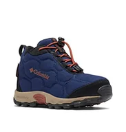 Buty dla chłopców - Columbia Wodoodporne buty śniegowe dla dzieci Firecamp Mid 2 unisex, Niebieski cień zardzewiały, 10 - miniaturka - grafika 1