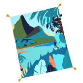 Koce i narzuty dla dzieci - LA MILLOU LEKKI KOCYK- M - WAIKIKI BOY - AUDREY MINT VELVET - miniaturka - grafika 1