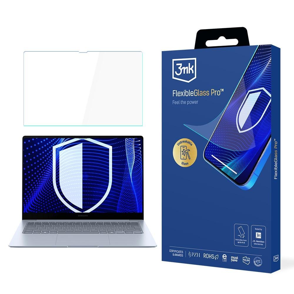 Szkło hybrydowe na ekran Samsung Galaxy Book4 Edge 16 3mk FlexibleGlass Pro