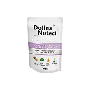 Dolina Noteci PREMIUM dla psów małych ras z królikiem, fasolką i ryżem 185g - Mokra karma dla psów - miniaturka - grafika 2