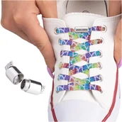 Akcesoria obuwnicze - SULPO Gumowe sznurówki do butów płaskie elastyczne 100cm - miniaturka - grafika 1