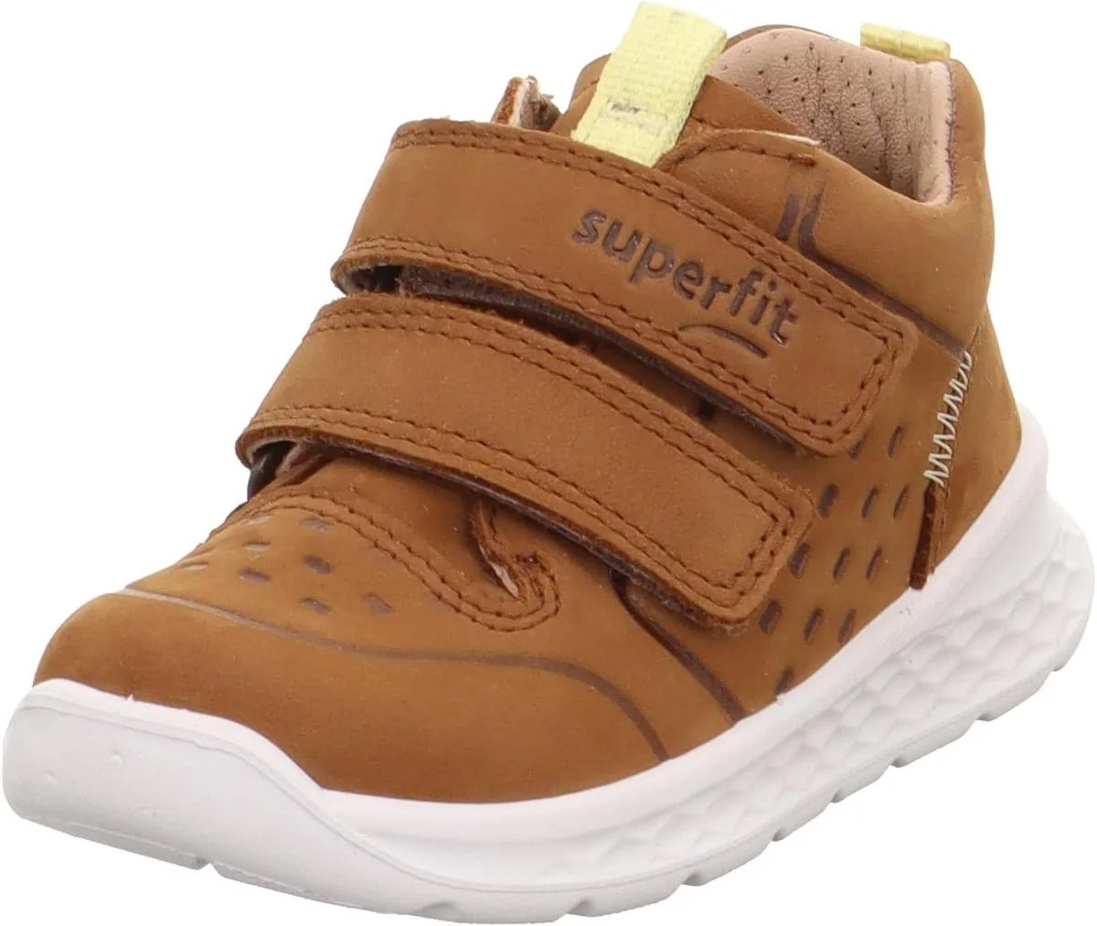 Sneakersy dziecięce Breeze brązowo-żółte wygodne buty chłopięce 23