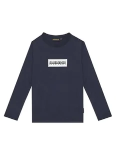 Napapijri Bluzka S-Chamois NP0A4HYK M Granatowy Regular Fit - Bluzki damskie - miniaturka - grafika 1