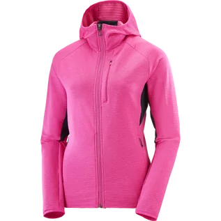 Koszulki sportowe damskie - BLUZA SALOMON ESSENTIAL LIGHTWARM HZ W C22243 - grafika 1