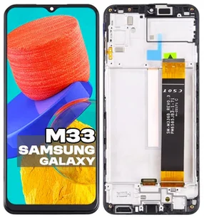 Oryginalny wyświetlacz LCD Ekran dotykowy do Samsung Galaxy M33 z ramką - Części serwisowe do telefonów - miniaturka - grafika 1