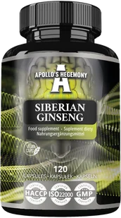 APOLLO'S HEGEMONY SIBERIAN GINSENG ŻEŃ-SZEŃ SYBERYJSKI 120 KAPSUŁEK - Suplementy naturalne - miniaturka - grafika 1