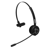 Słuchawki - Xqisit Mono Wireless Headset w/ Mic Lite czarny - miniaturka - grafika 1