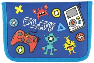 Piórnik dwuklapkowy bez wyposażenia GAMER - Piórniki - miniaturka - grafika 1