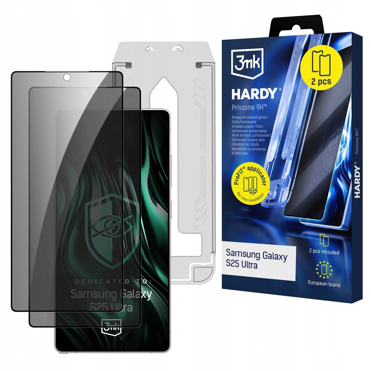 Szkło hartowane prywatyzujące 3mk Privzone 9H do Samsung Galaxy S25 Ultra