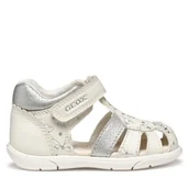 Buty dla dziewczynek - Sandały Geox B Sandal Zapito B556FA 000BC C0007 Biały - miniaturka - grafika 1