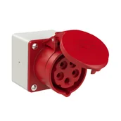 Osprzęt siłowy - Gniazdo siłowe 5 x 16A 400V IP44 - miniaturka - grafika 1