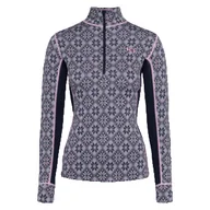 Bluzy sportowe damskie - Bluza damska Kari Traa Rose Half Zip Baselayer Top Rozmiar: XS / Kolor: niebieski - miniaturka - grafika 1