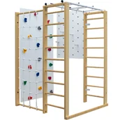 Wyposażenie sportowe i gimnastyczne - Małpiszon MAŁPISZON Drabinka gimnastyczna drewniana Czempion 2 drewno DSKM-Czempion-2 - miniaturka - grafika 1