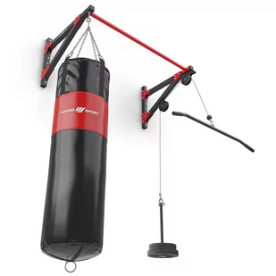 Drążek wielofunkcyjny z wyciągiem i mocowaniem na worek bokserski 3w1 MH-D204 - Marbo Sport - Pozostały sprzęt i akcesoria do ćwiczeń - miniaturka - grafika 5