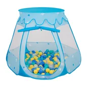 Łóżeczka i kojce - Namiot Zamek z piłkami Suchy Basen 100 sztuk - miniaturka - grafika 1
