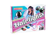 Ozdoby do włosów - Zestaw akcesoriów do włosów kreda koloryzująca, warkoczyki doczepiane, diamenciki - miniaturka - grafika 1