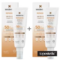 Zestawy kosmetyków damskich - Sesderma Repaskin Dry Touch SPF 50 x 2 ZESTAW Krem ochronny SPF50 nowa formuła 50 mlKrem ochronny SPF50 nowa formuła 50 ml - miniaturka - grafika 1