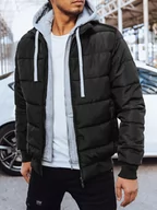 Kurtki męskie - Kurtka zimowa męska pikowana czarna Dstreet TX4546-XXL - miniaturka - grafika 1